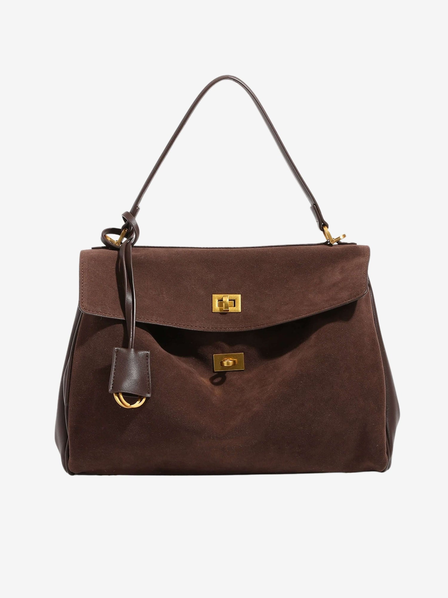 Juliette Suede Shoulder Bag Large
