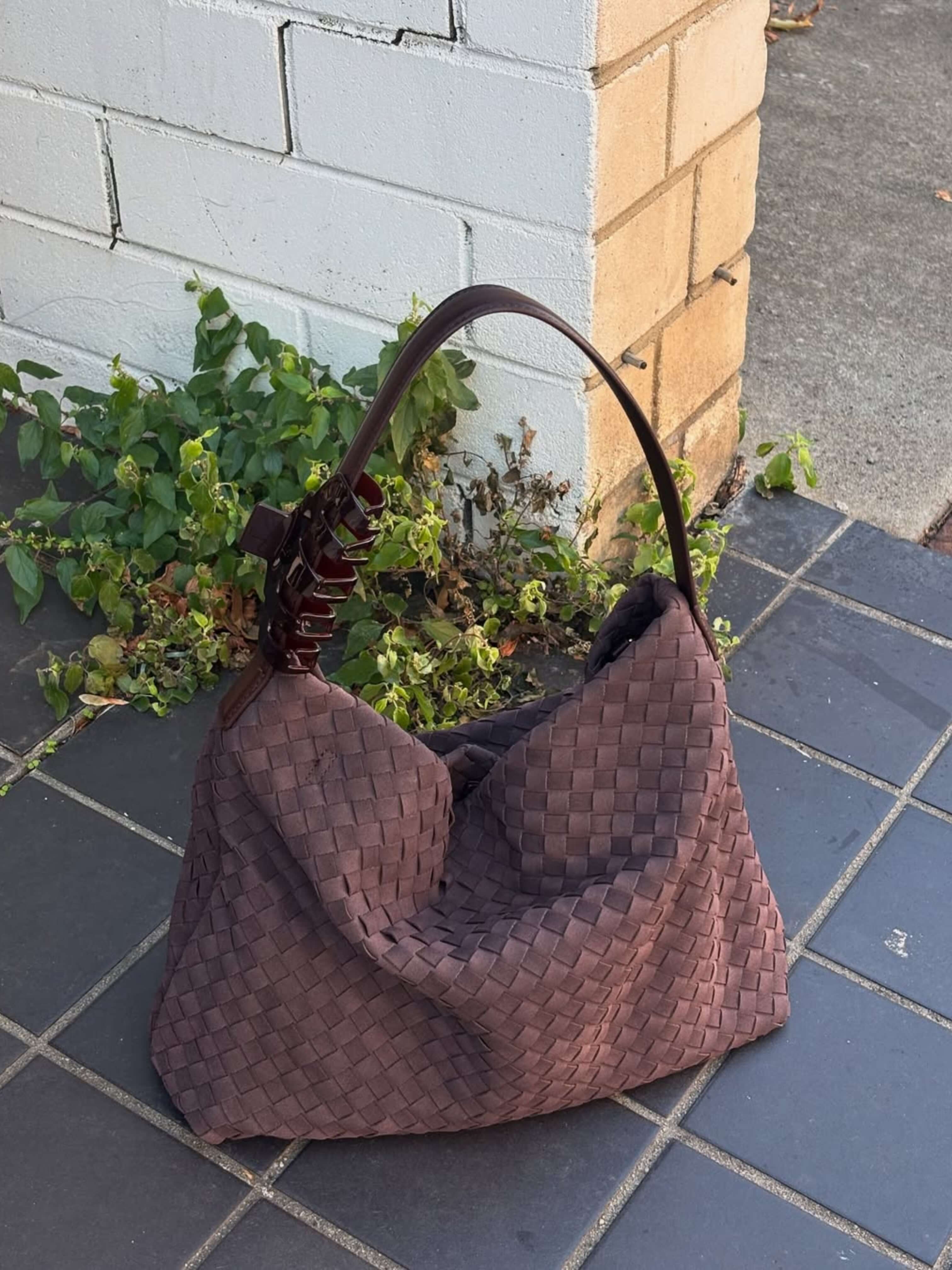 Bianca Suede Tote Bag