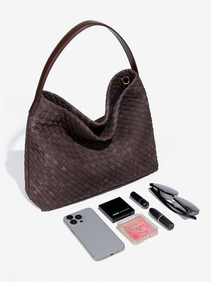 Bianca Suede Tote Bag