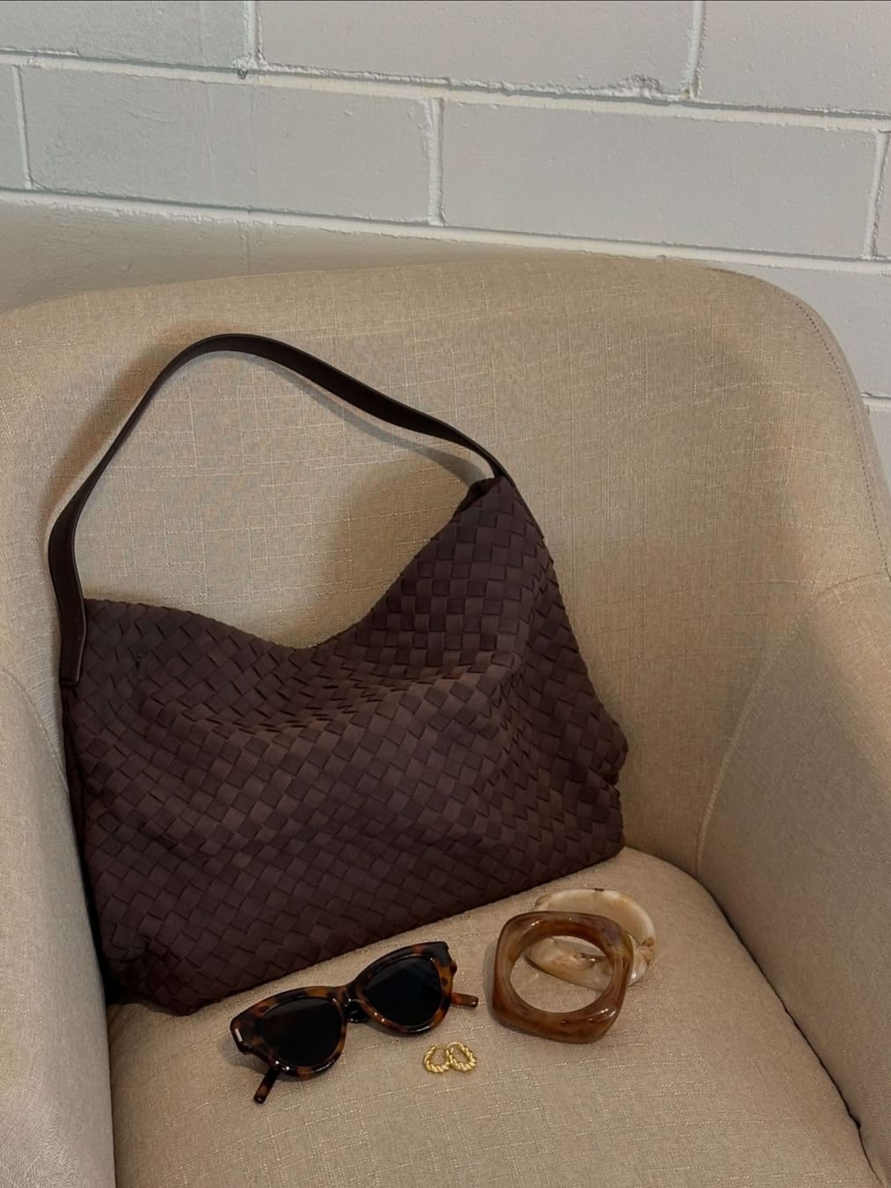 Bianca Suede Tote Bag