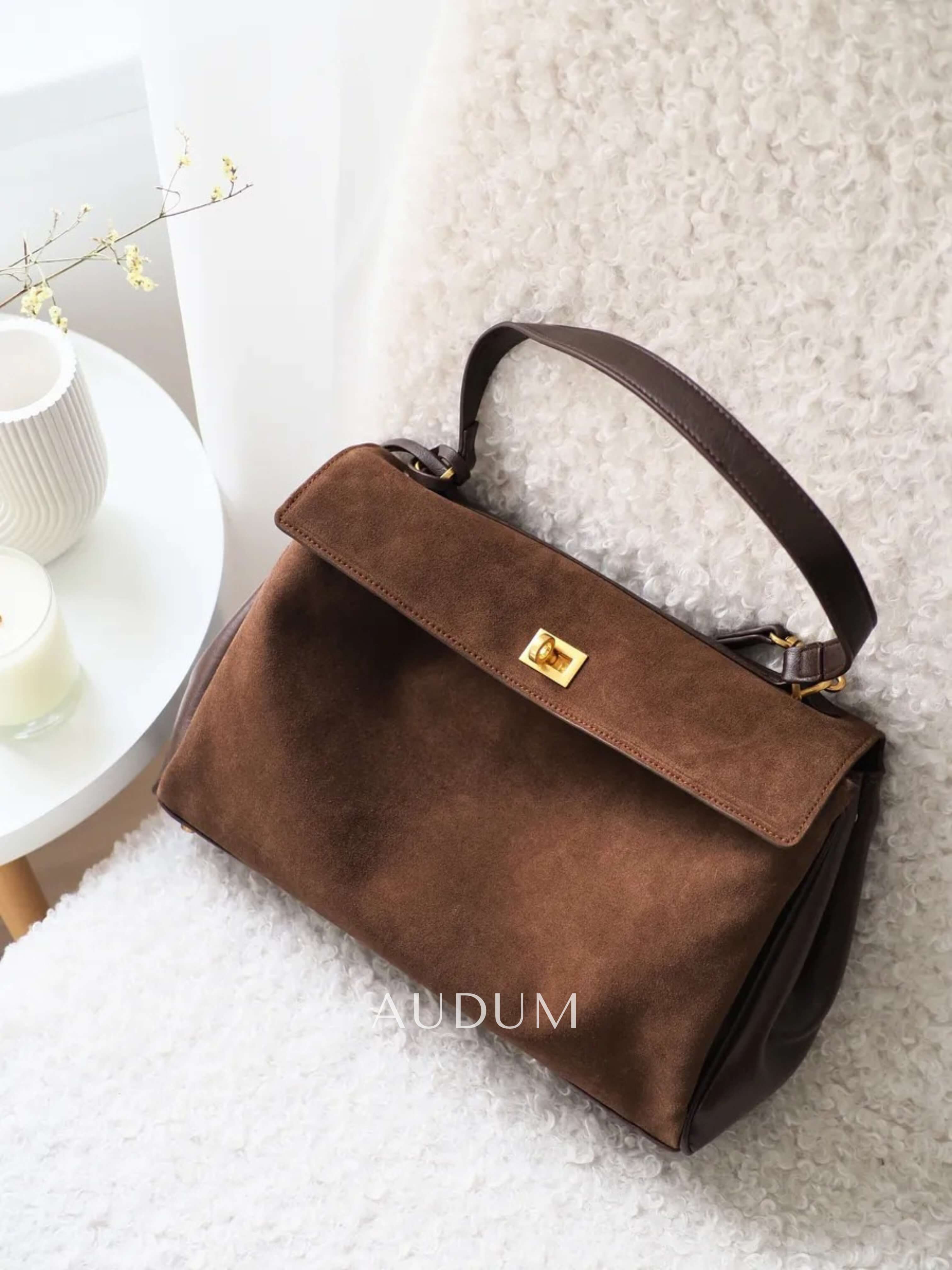 Juliette Suede Shoulder Bag Large